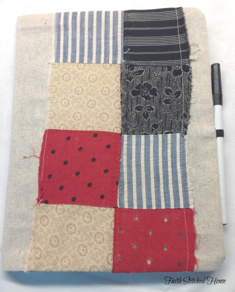 Patchwork notebook cover